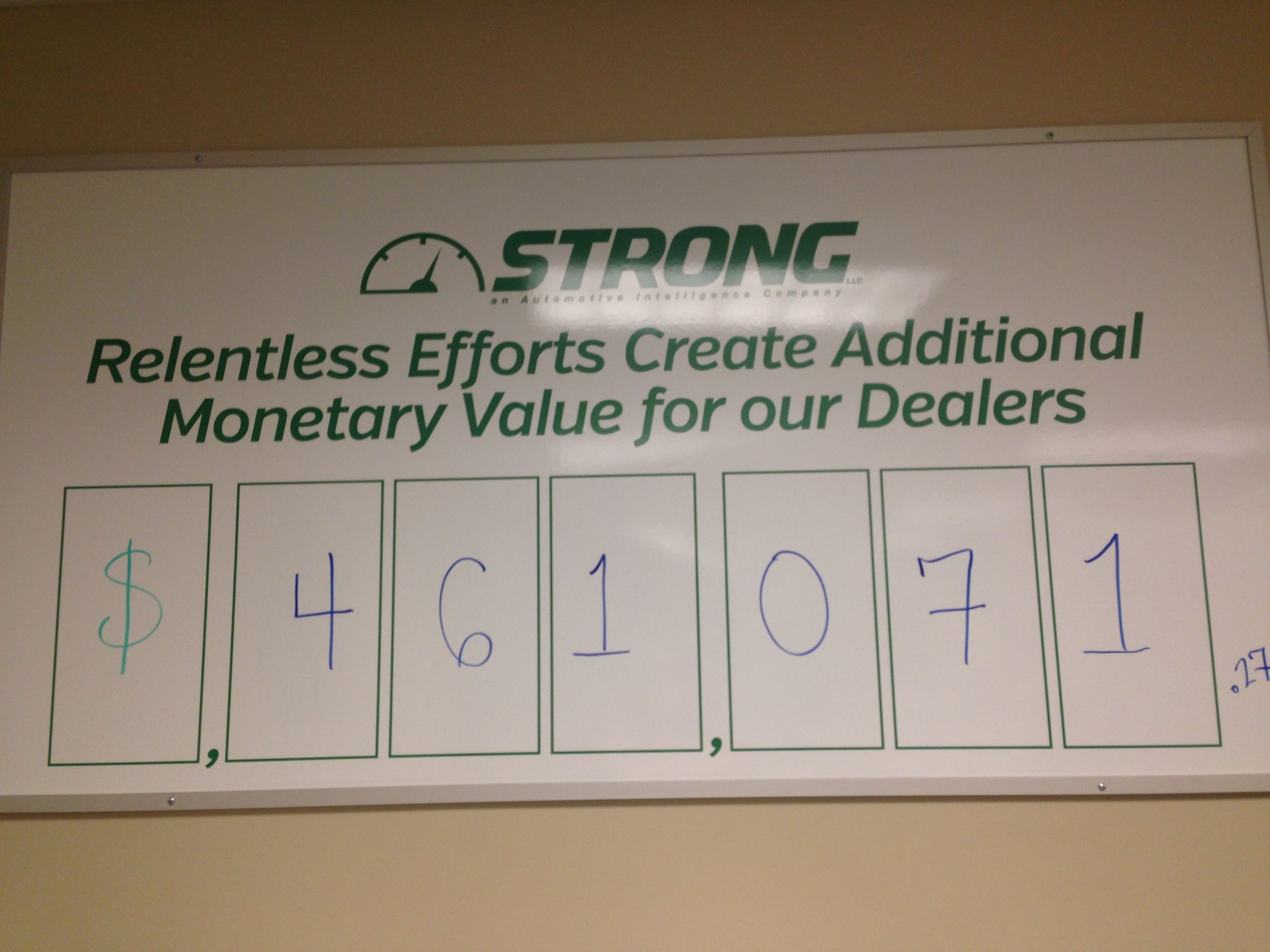 Going the Extra Mile - Update Going the Extra Mile - Update