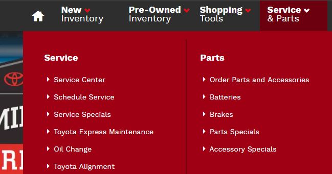 Automotive SEO Checklist - site organization