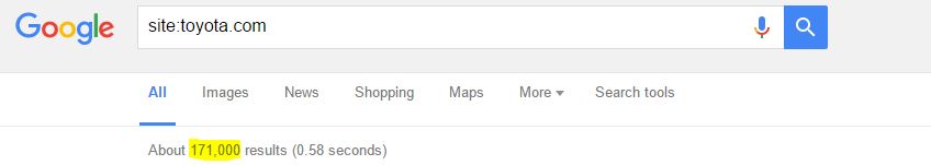 Search for Indexed Pages